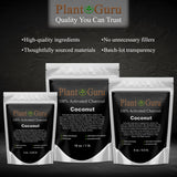 Plant Guru empaque carbón activado: empaque seguro y práctico para uso diario.