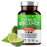 PLANT.O NUTRITION bergamota cítrica 1200 mg cápsulas: apoyo diario al corazón.
