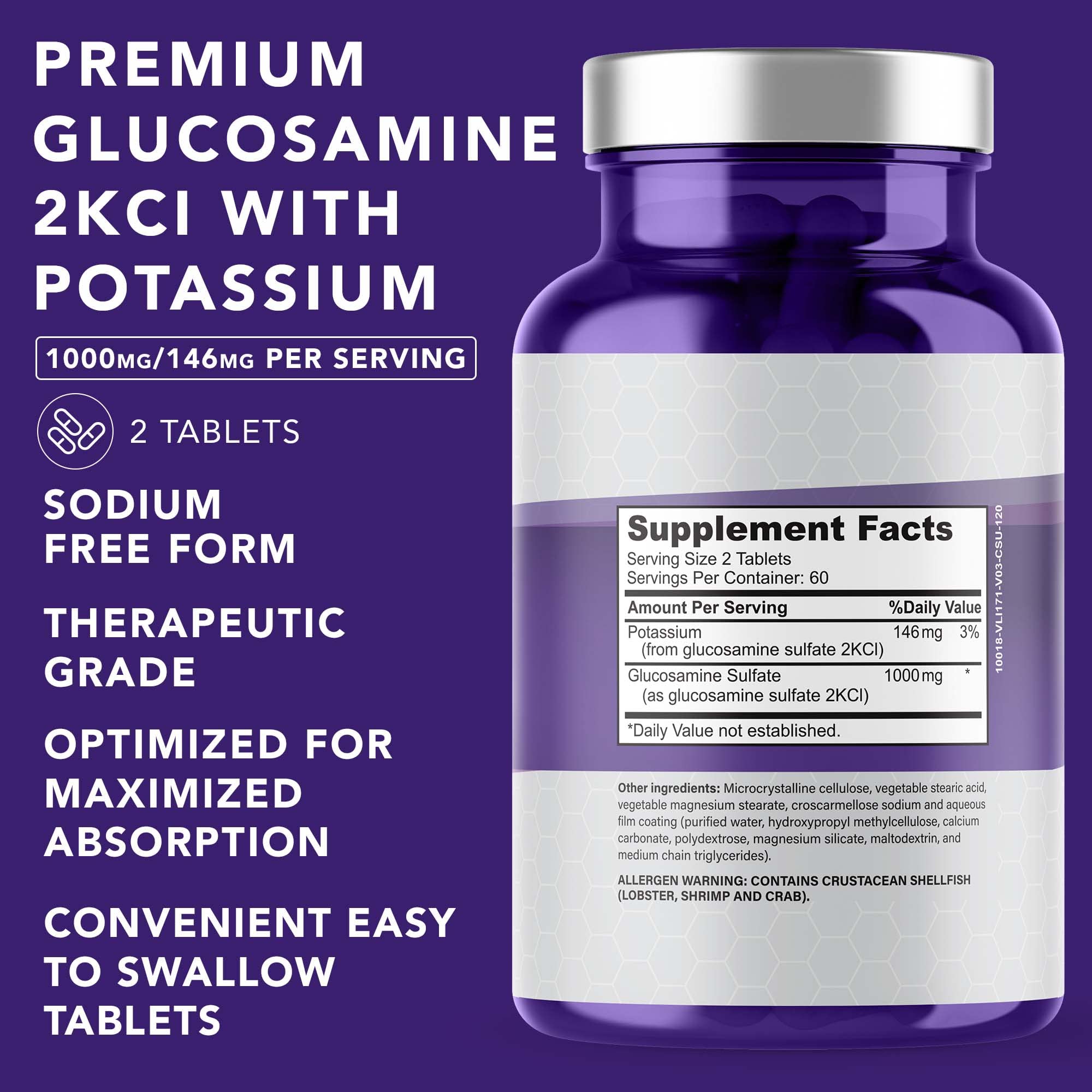 PLANT.O NUTRITION Glucosamina Sulfato Potasio mejora movilidad articular