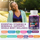 PLANT.O NUTRITION gominolas multivitamínicas, gominola de sabor frutal, snack saludable para el día