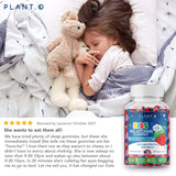 PLANT.O NUTRITION sabor fresa crema, gominolas para un sabor agradable al dormir