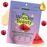 Gominolas WonderBeauty en botella, ideal para apoyar cabellos sanos y piel radiante