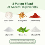 Etiqueta nutricional clara de Plant People WonderFocus para comparar ingredientes