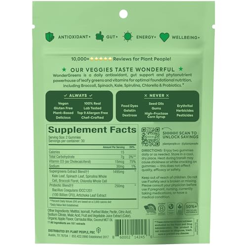 Textura suave de WonderGreens, snack vegetal saludable