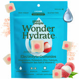 Gominolas Plant People WonderHydrate para hidratación diaria y sabor lychee.