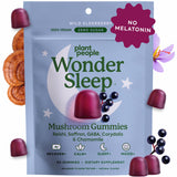 Gomitas WonderSleep de Plant People en empaque reutilizable para viajar.