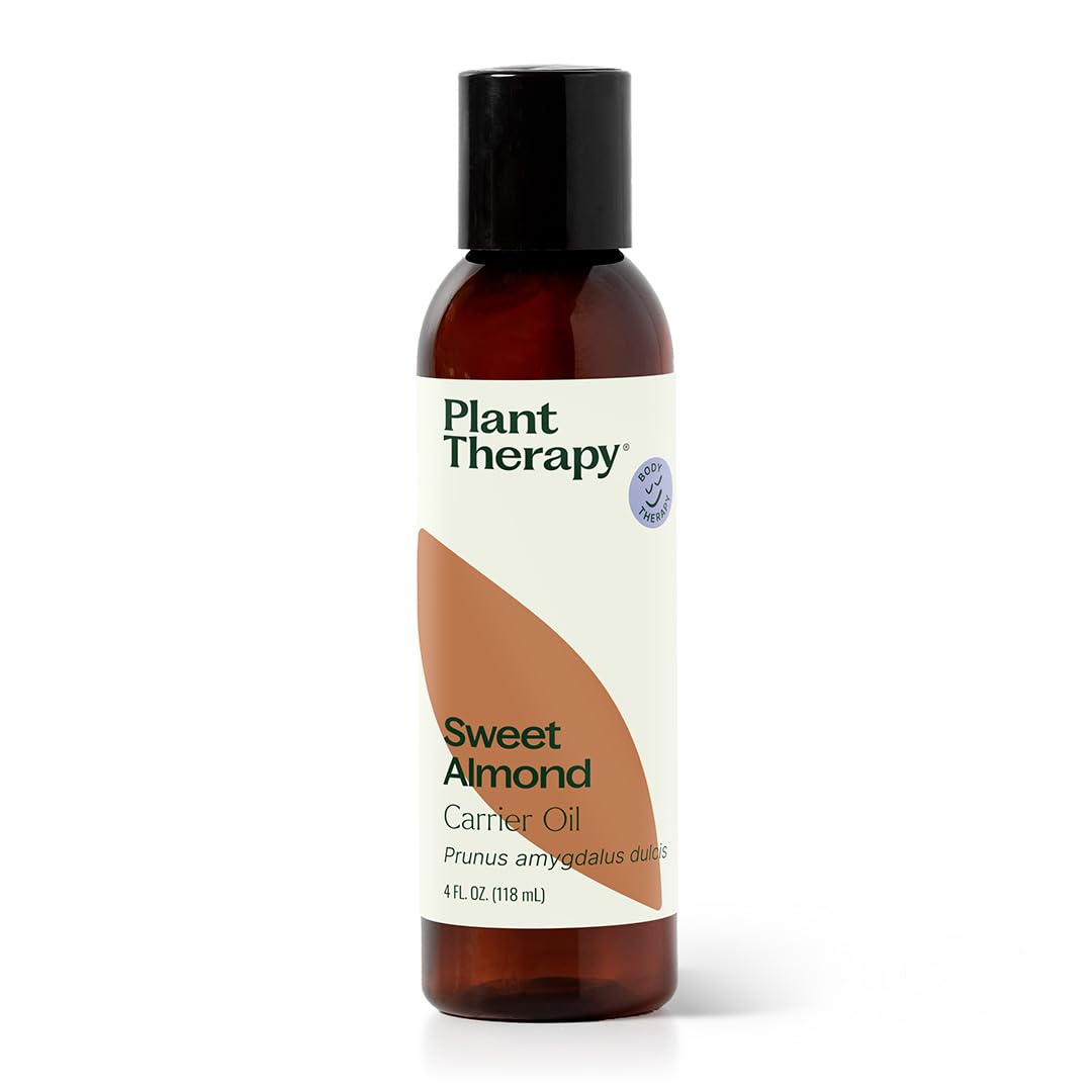 Plant Therapy Aceite de Almendras Dulces 120 ml en botella para hidratación suave.