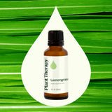 Plant Therapy Citronela, etiqueta GC-MS visible, garantía de calidad y trazabilidad del aroma