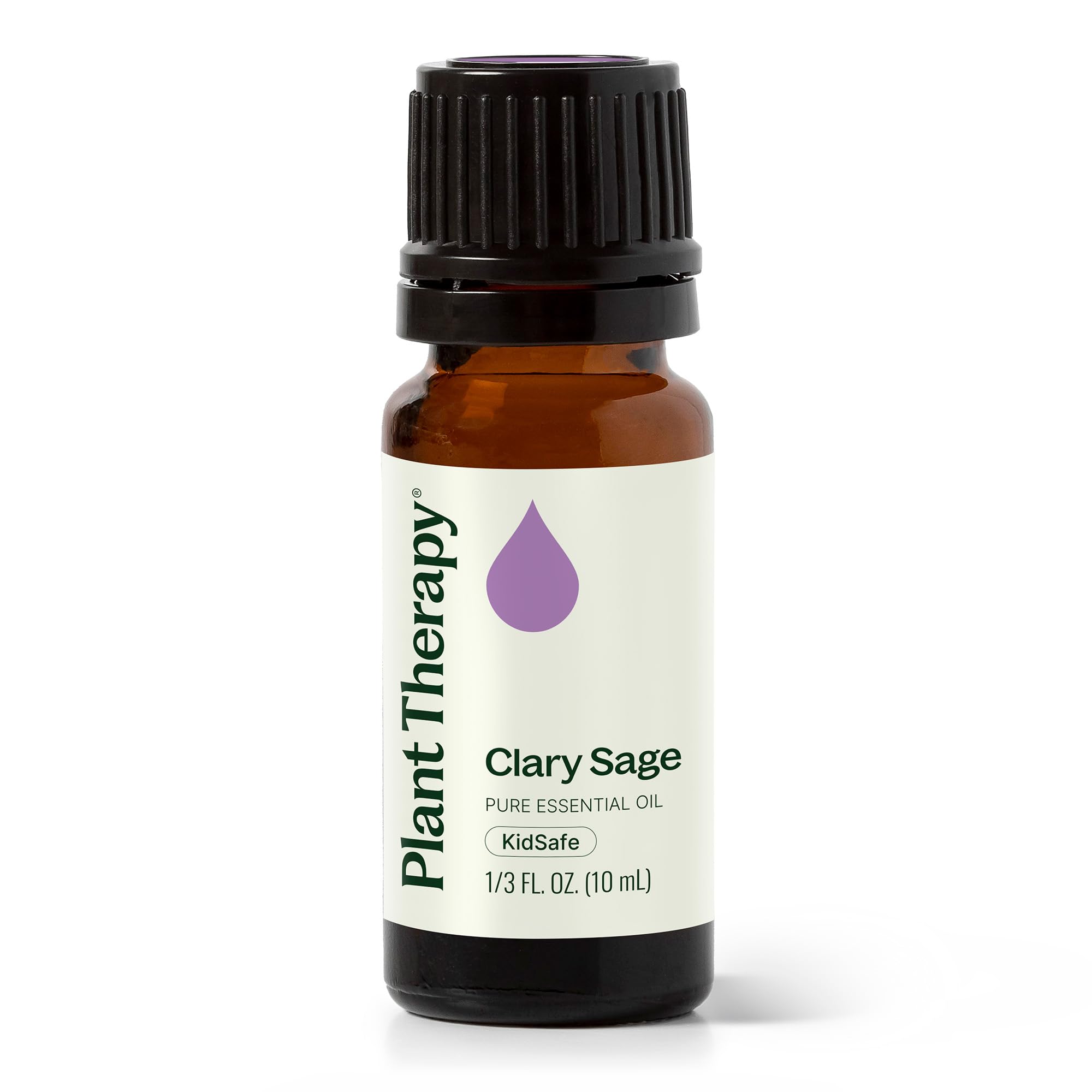 Plant Therapy Clary Sage botella de 10 ml, aroma terroso para aromaterapia suave