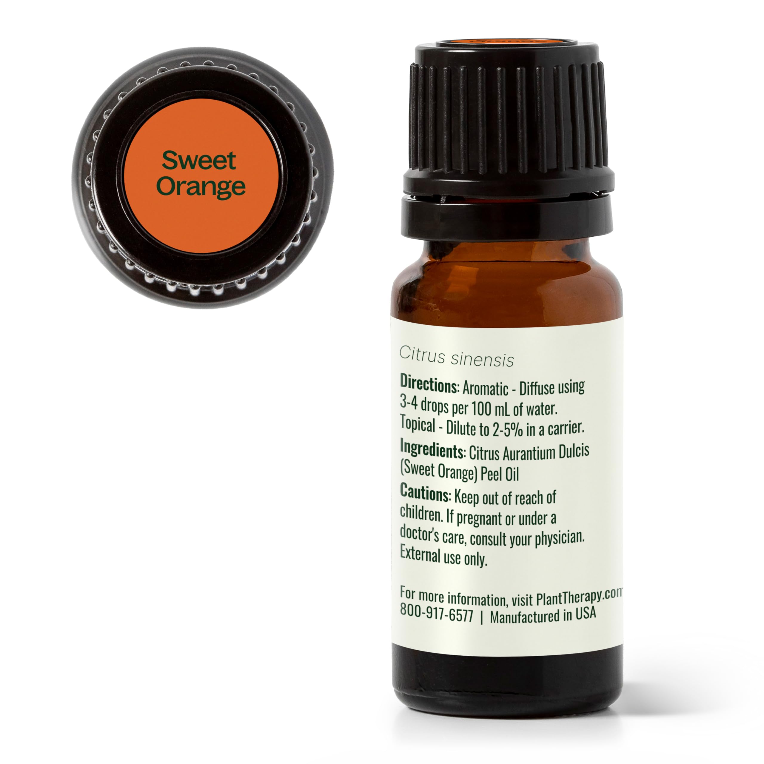Plant Therapy Aceite Naranja Dulce: antioxidantes y vitamina C para el cuidado diario.