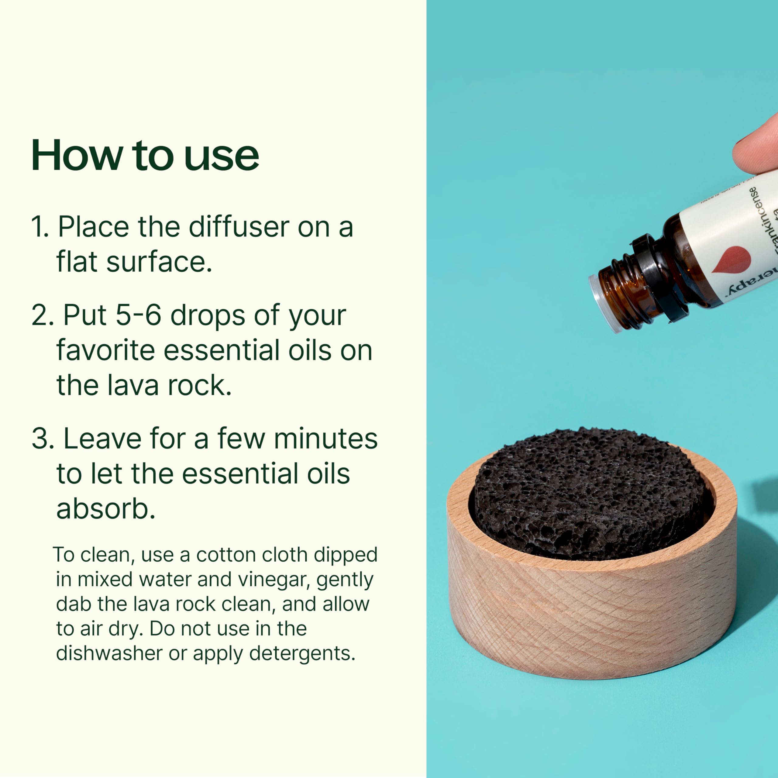 Plant Therapy difusor para esquinas pequeñas, perfecto en escritorio