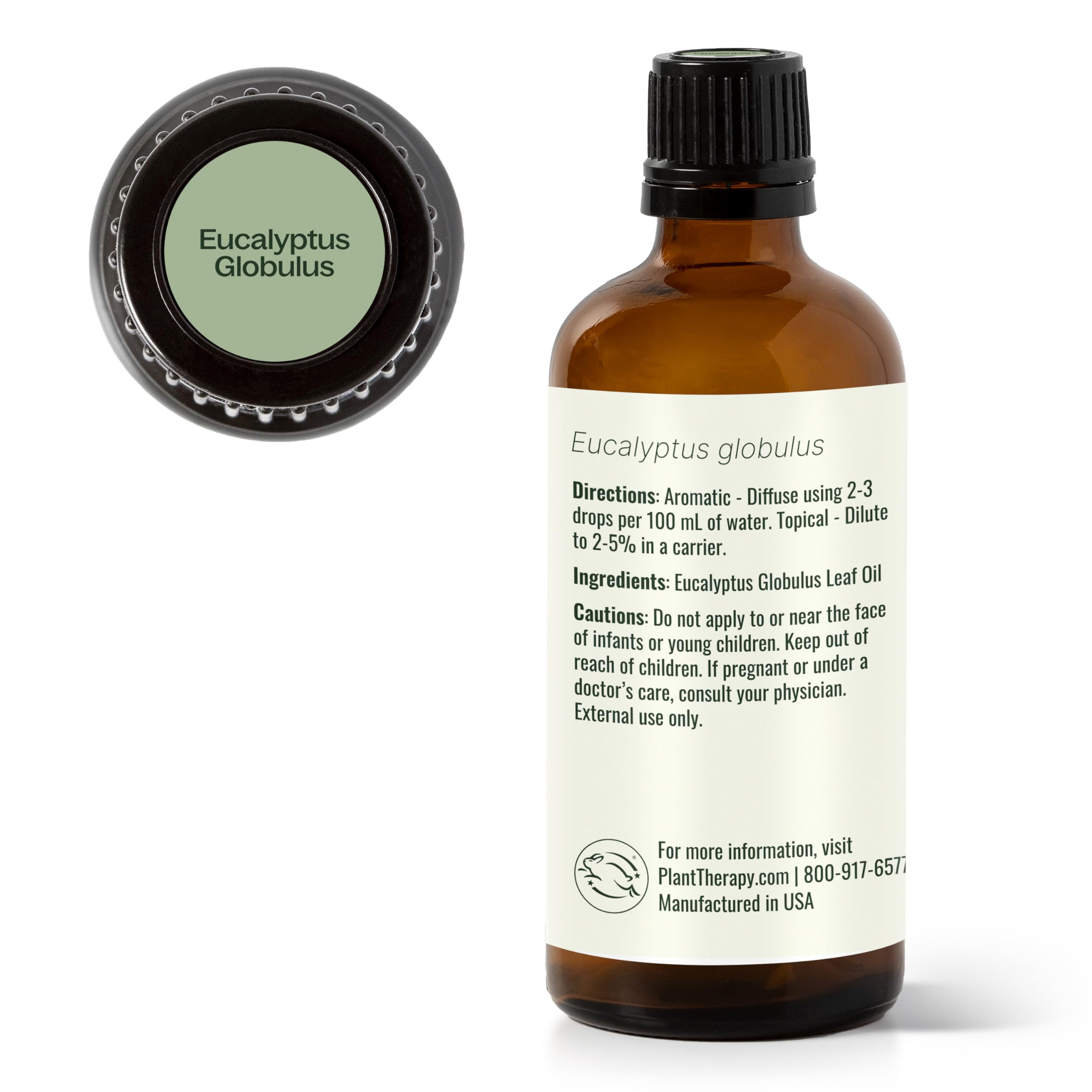 Plant Therapy Eucalipto Globulus ayuda a mantener concentración mental durante las difusiones.