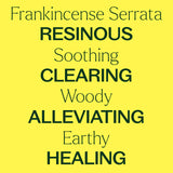 Plant Therapy Frankincense Serrata: aplicación suave en manos con aceite portador.