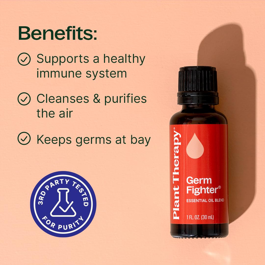 Germ Fighter de Plant Therapy, difusor en habitación para aroma suave