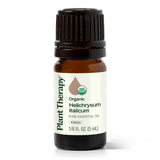 Botella de Plant Therapy Helichrysum Italicum en primer plano con aroma suave
