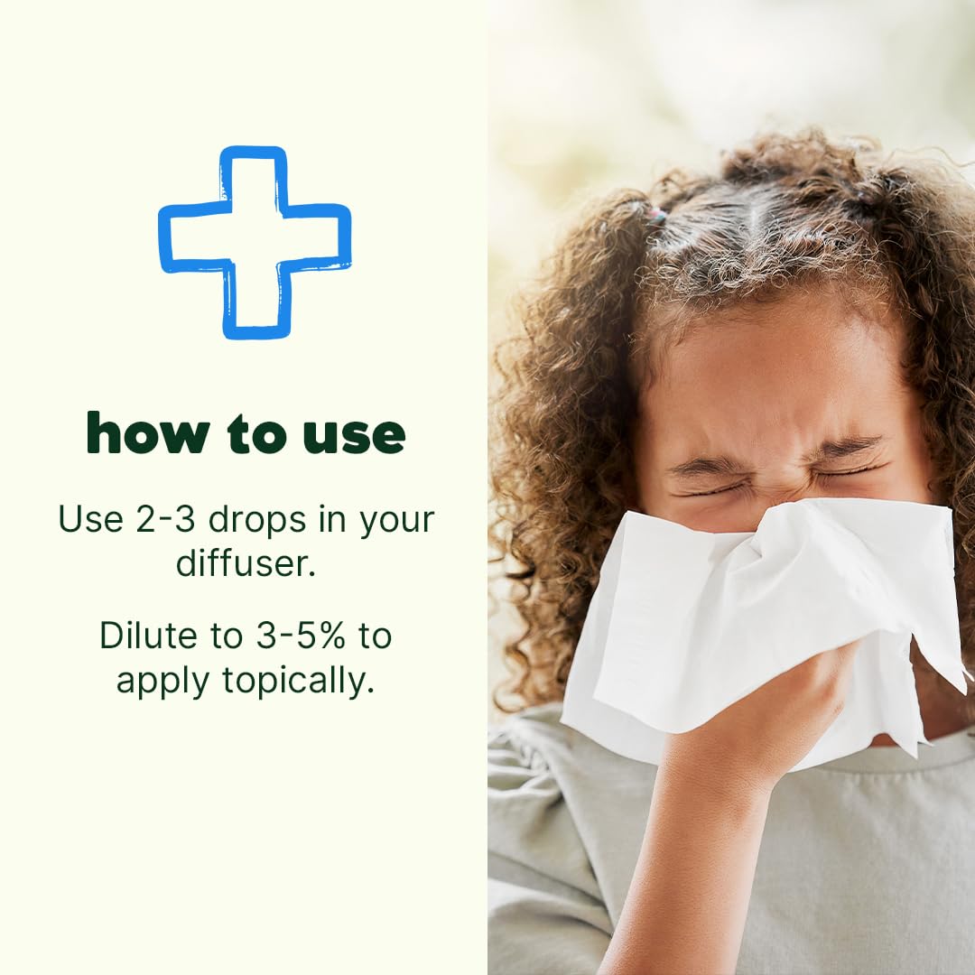 Plant Therapy Kids Sneezy Stop: difusor ambiental para alivio suave de irritantes