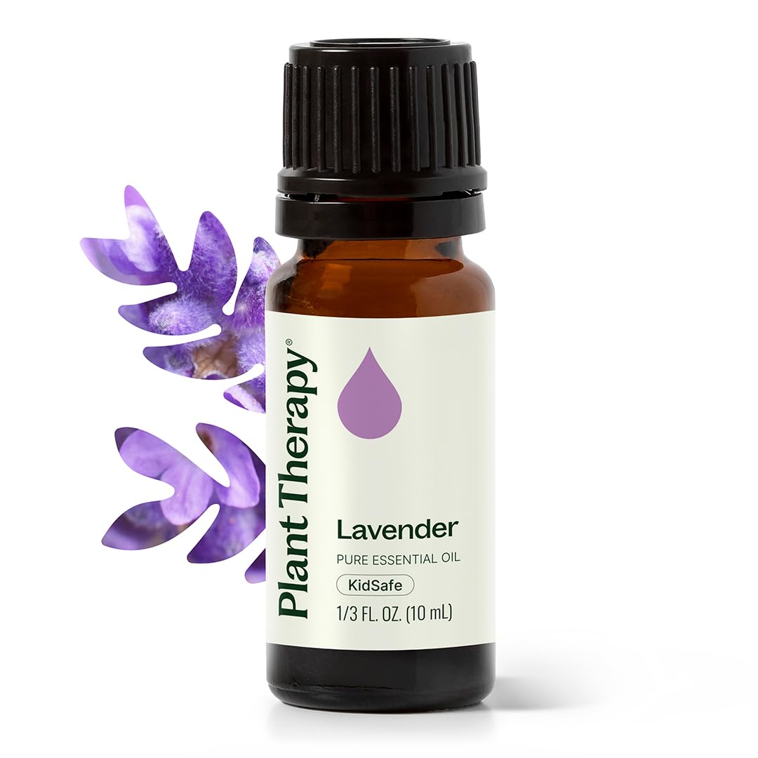 Plant Therapy Lavanda: botella de aceite de 10 ml para relajación y cuidado de la piel.