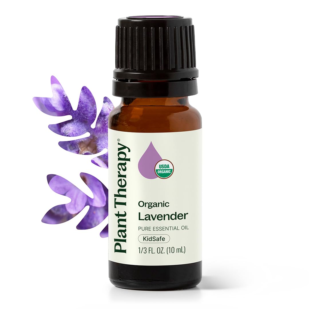 Plant Therapy lavanda orgánica en botella de 10 mL para aroma calmante
