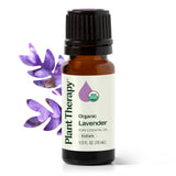 Plant Therapy lavanda orgánica en botella de 10 mL para aroma calmante