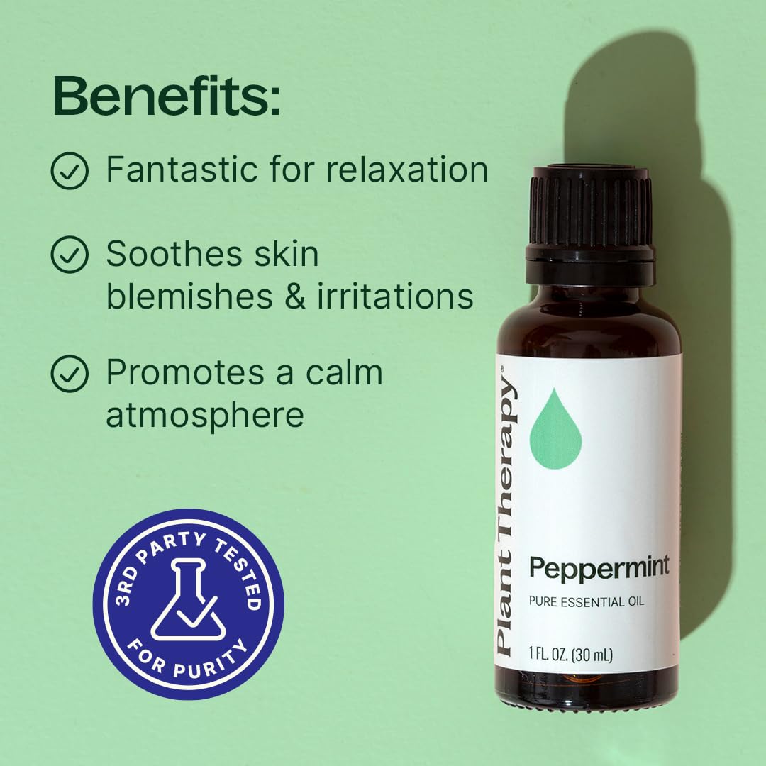 Plant Therapy Menta en difusor para aromaterapia y frescura ambiental.