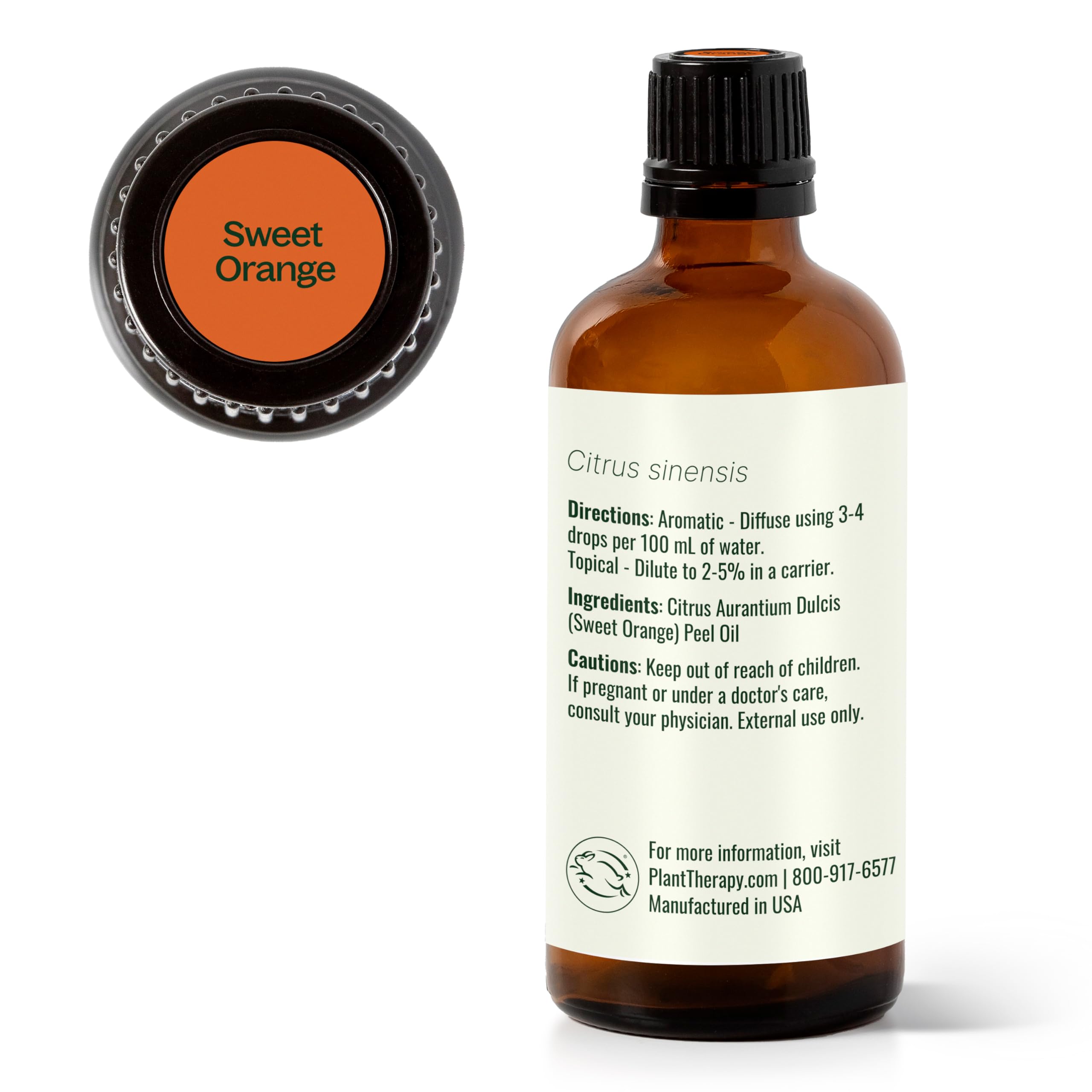 Aplicación facial suave con Naranja Dulce diluido al 1% de Plant Therapy
