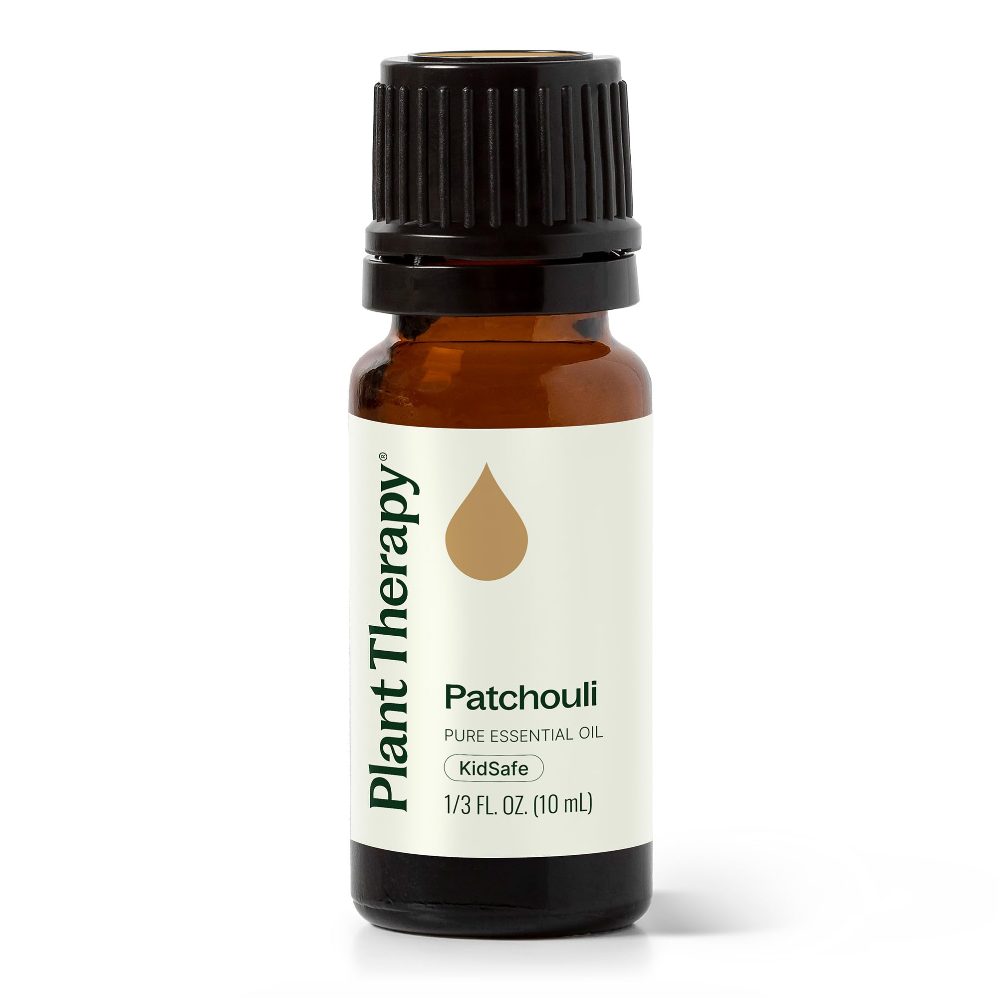 Plant Therapy Patchouli: botella de 10 ml para aromaterapia relajante.