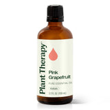 Plant Therapy Pomelo Rosa, botella de aceite puro para aromaterapia y bienestar.
