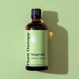 Aceite puro Respir Aid de Plant Therapy listo para difusor u inhalación.