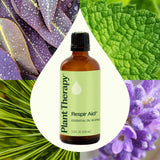 Difusor con Respir Aid de Plant Therapy difundiendo aromas calmantes en sala.