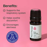 Plant Therapy Rose Absolute, difusor, aroma envolvente para relajación nocturna.