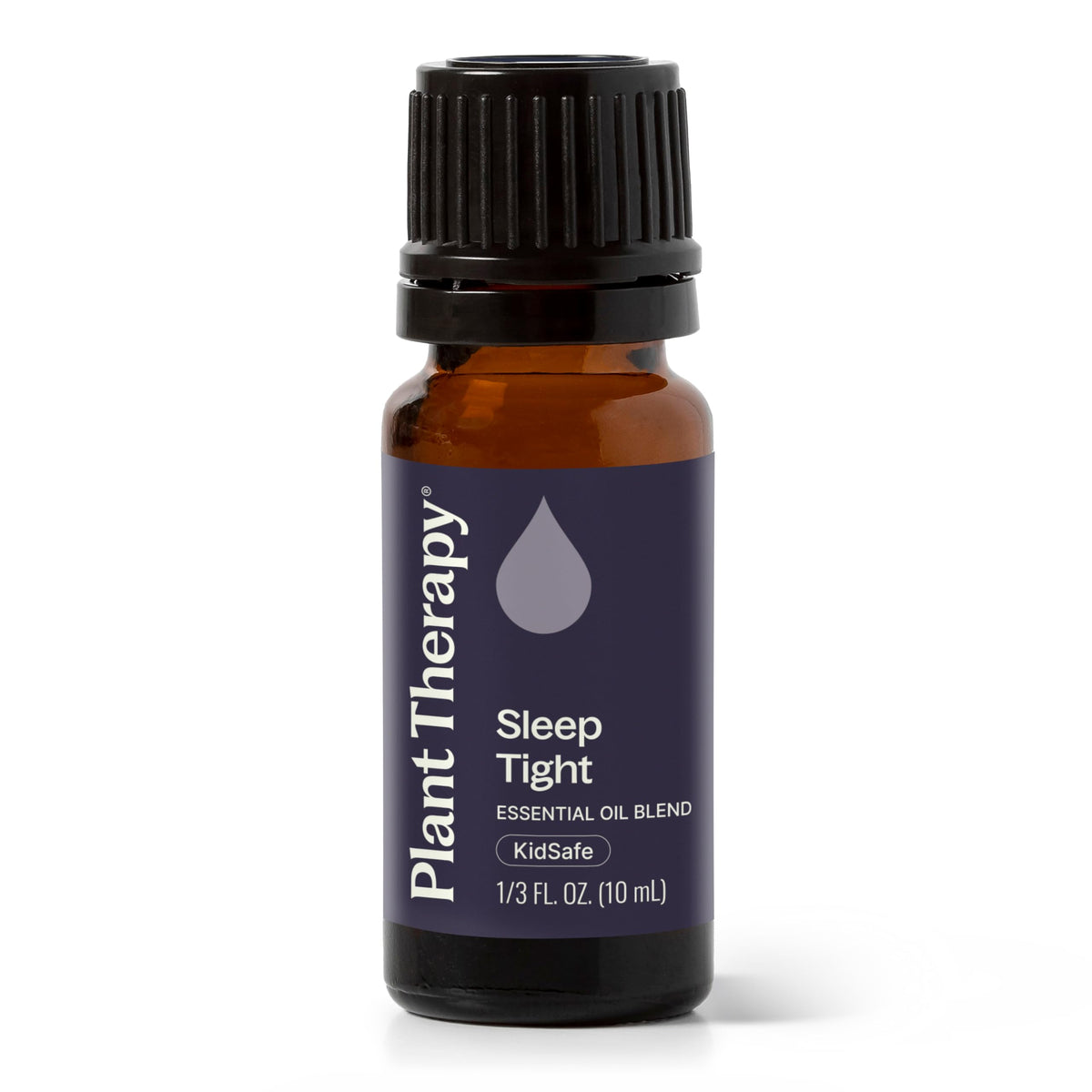 Sleep Tight de Plant Therapy en botella ámbar para la noche