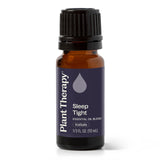 Sleep Tight de Plant Therapy en botella ámbar para la noche