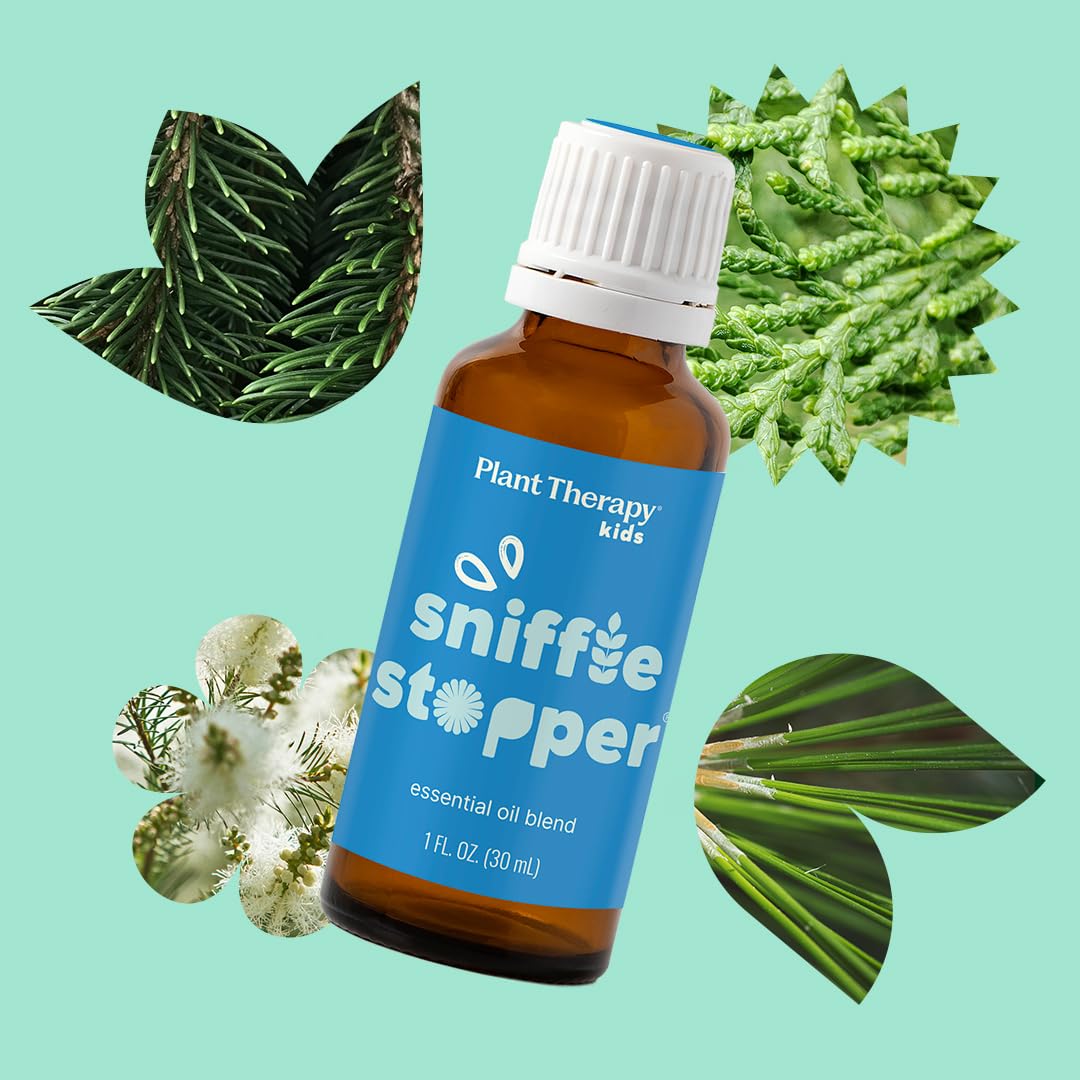 Uso en difusor con Plant Therapy Sniffle Stopper para aliviar la congestión ambiental.