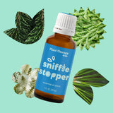 Uso en difusor con Plant Therapy Sniffle Stopper para aliviar la congestión ambiental.