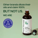 Informe GC-MS de Plant Therapy Aceite de Árbol de Té por lote para trazabilidad de calidad
