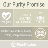 PlantFusion B12 Methyl 1000 mcg, ingredientes limpios y sin aditivos artificiales.