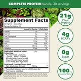PlantFusion con BCAA y glutamina para recuperación muscular tras el entrenamiento.