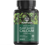 PlantFusion Calcio Vegano en botella para uso diario.