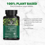 PlantFusion D3 Vitashine líquenes fuente natural para densidad ósea