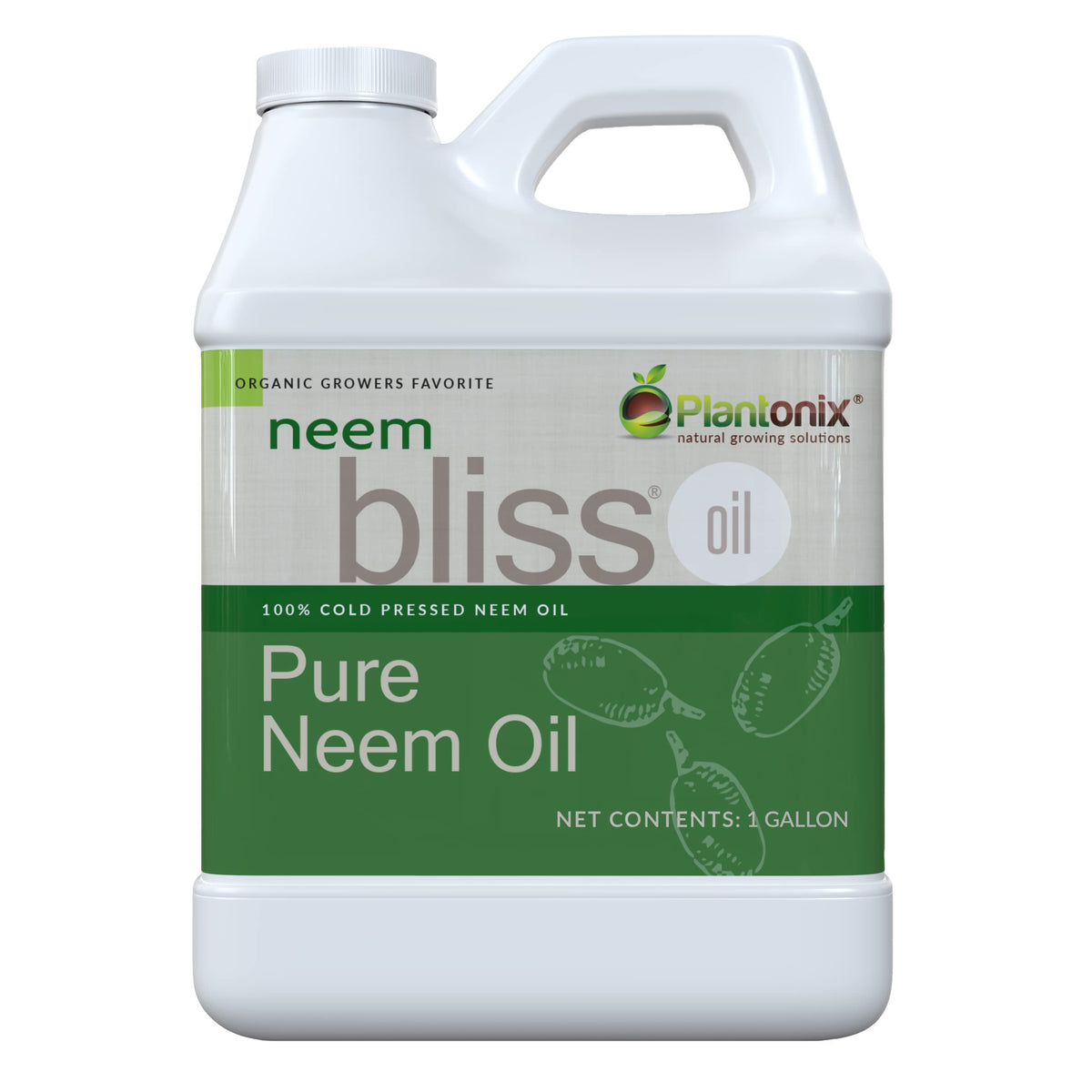 Neem Bliss de Plantonix: bote de aceite de neem puro para cuidado diario