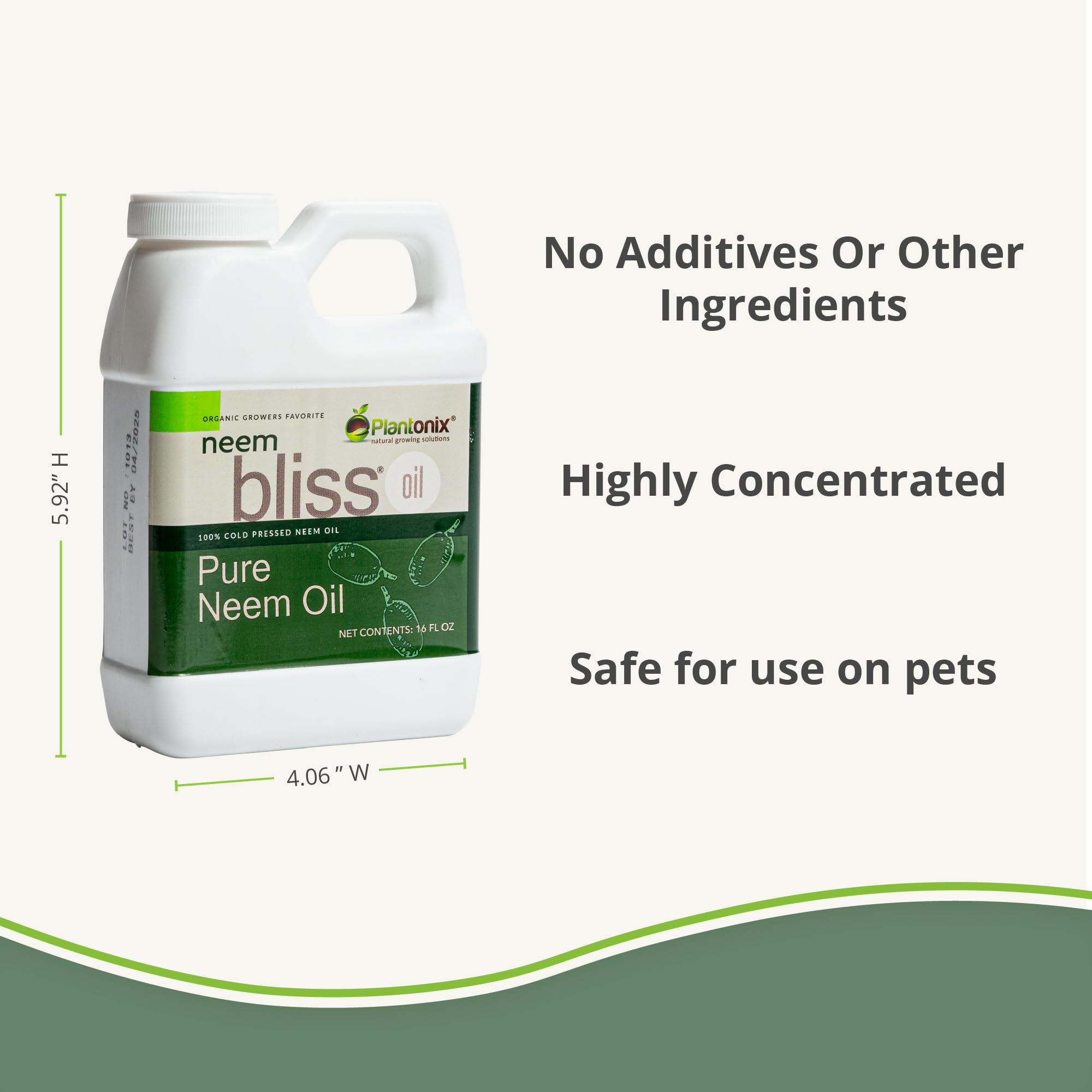Neem Bliss, envase seguro y etiqueta clara para usuario.