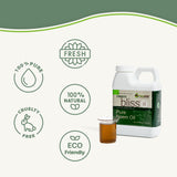Neem Bliss de Plantonix: etiqueta natural que resalta pureza y extraccion en frio