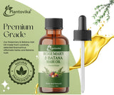 Plantovika Aceite Romero Batana, textura ligera, absorción rápida para menos grasa.