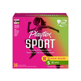 Playtex Sport empaque mixto Regular y Super para distintos flujos