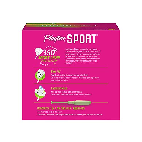 Tampones Playtex Sport Super para días de mayor flujo