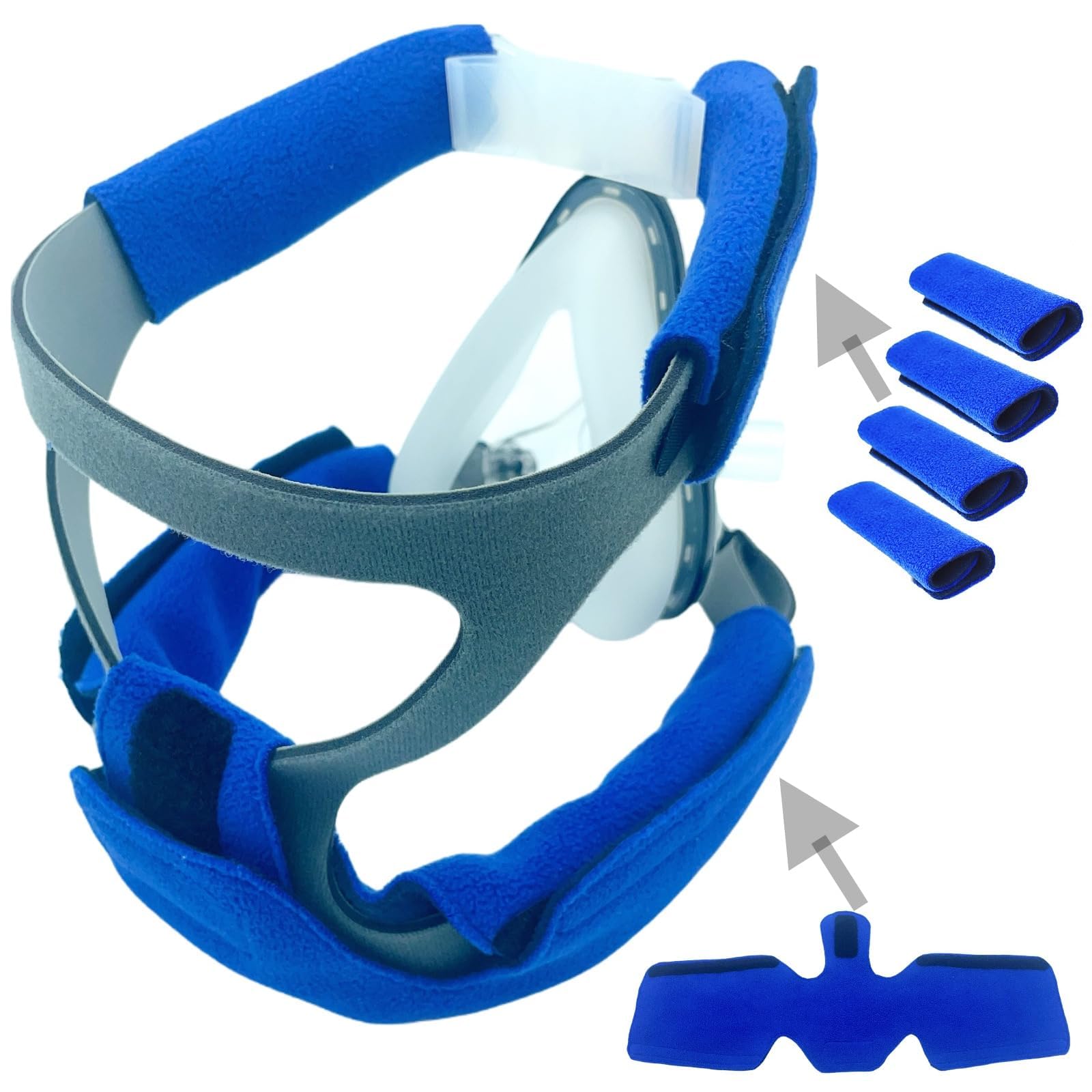 playwoowgo-funda-cpap-correa-cuello: funda suave para mayor comodidad nocturna.