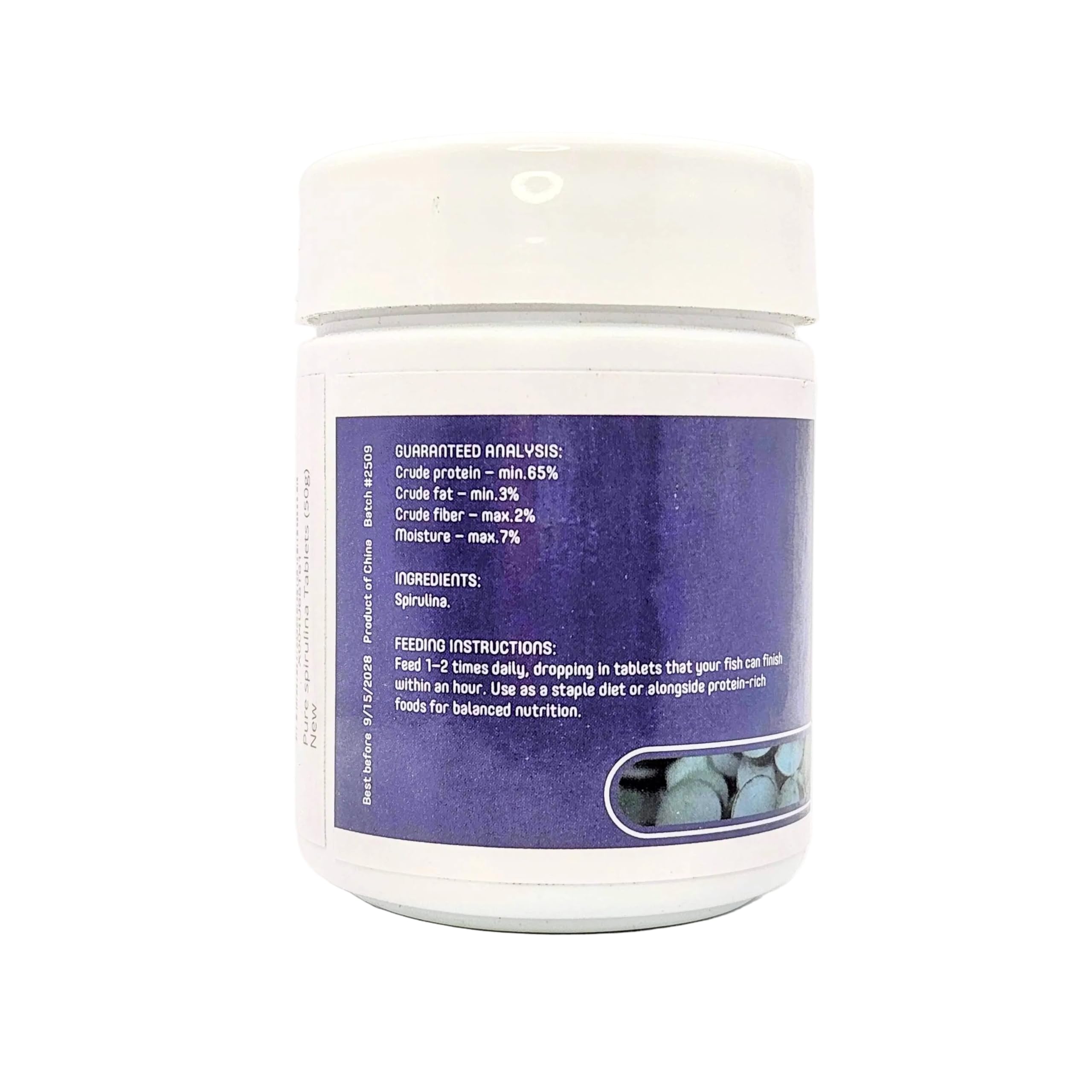 Plecoceramics mejora coloracion con espirulina natural para acuario