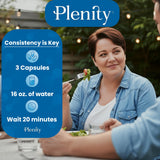 Plenity uso en casa para mantener habitos alimentarios.