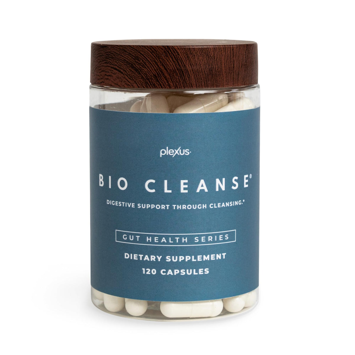 Plexus Bio Cleanse: vertido de la botella para apoyar la digestión diaria