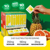Plink tabletas sabor piña toronja, ideal para recargar tras entreno.